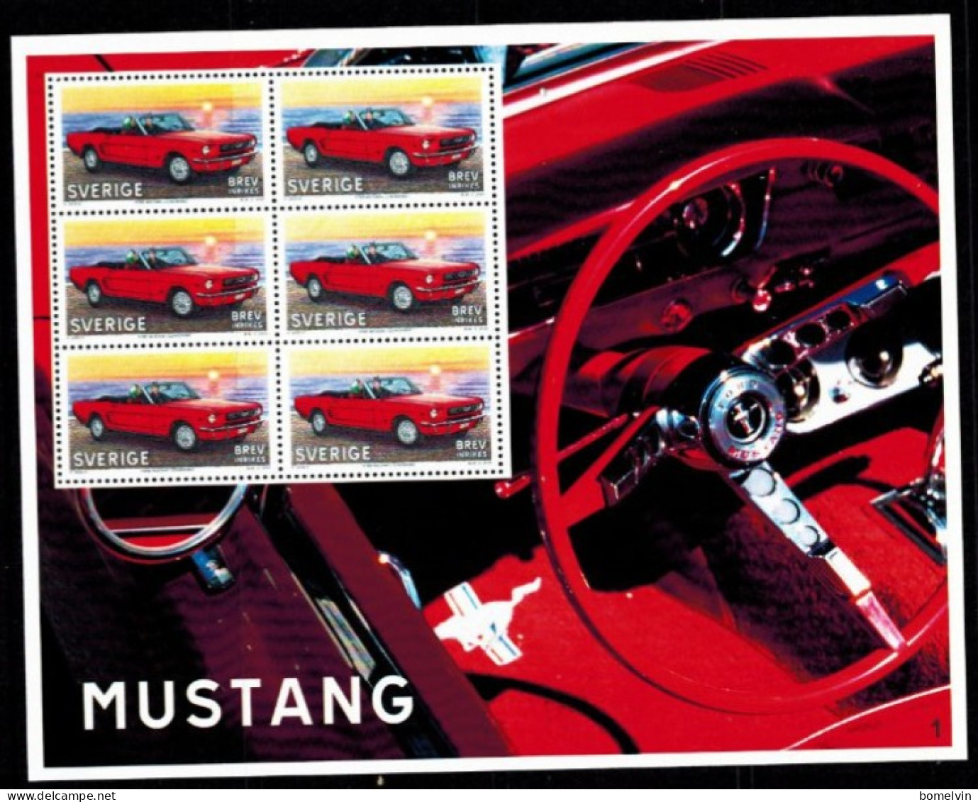 Ford Mustang  Um. Mint - Blocs-feuillets