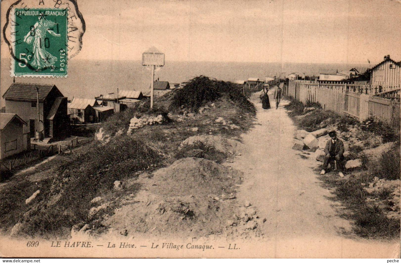 N°116789 -cpa Le Havre -la Hève -le Village Canaque- - Cap De La Hève