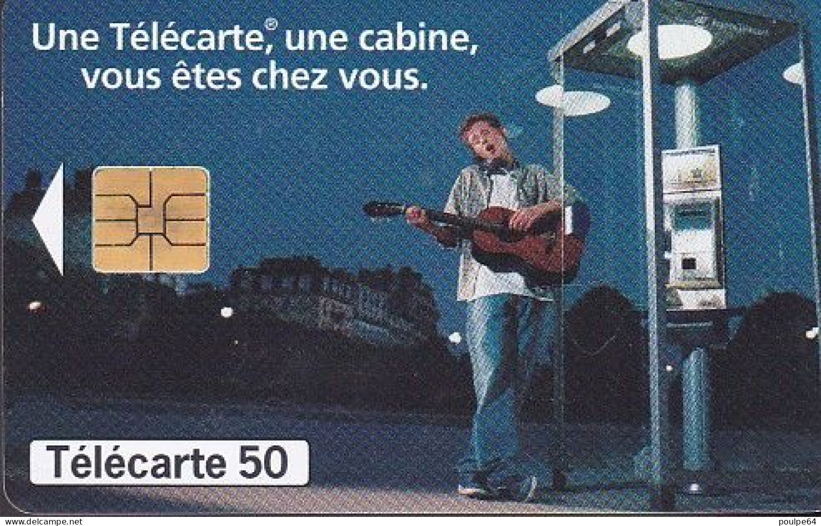 F813 12/1997 - GUITARE - F.T. - 50 SO3 - (verso : N° Noirs Deux Lignes - 2ème Ligne Vers La Droite) - 1997