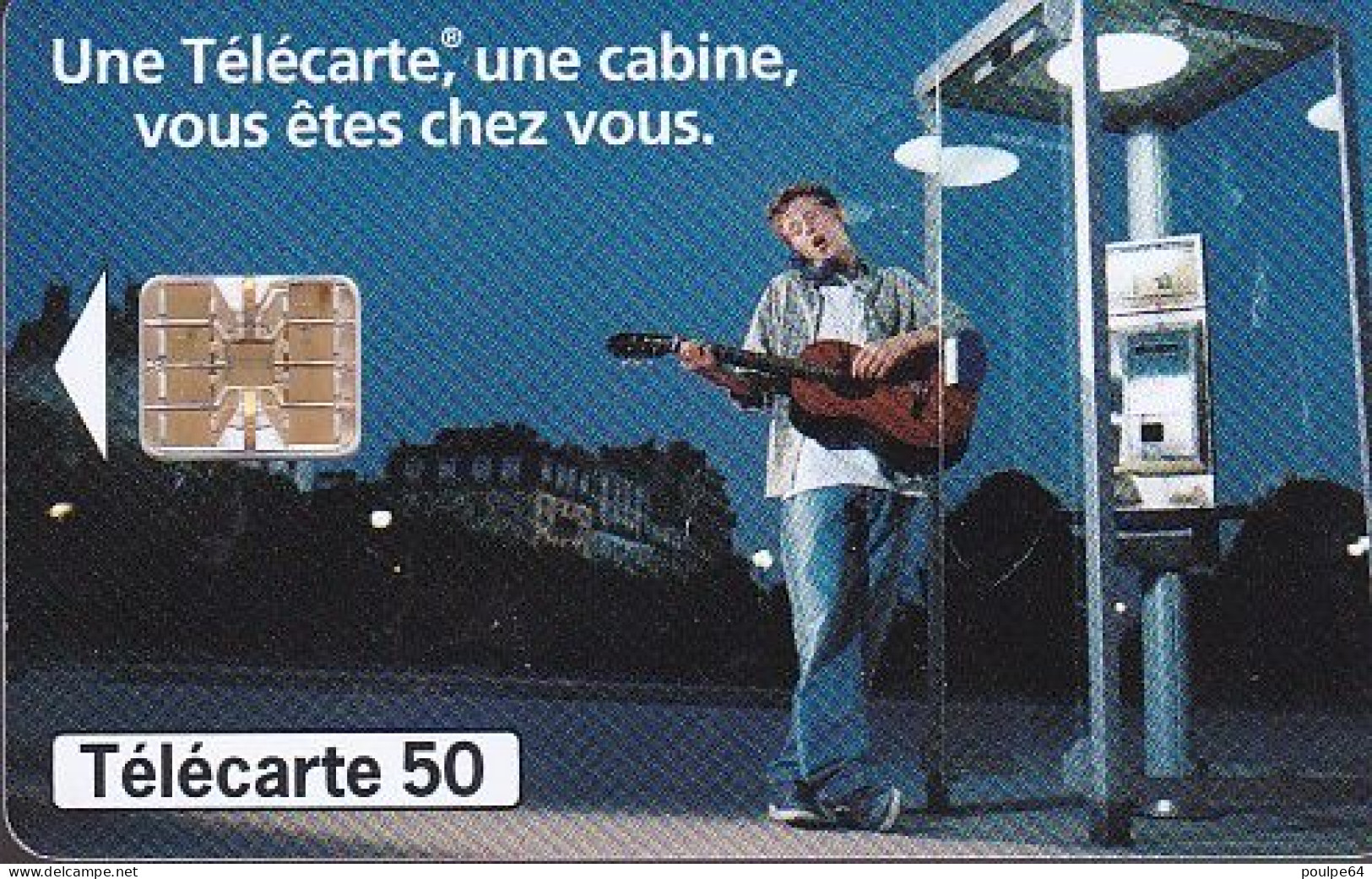 F813A  12/1997 - GUITARE - F.T. - 50 SC7or - (verso : N° Rouges Deux Lignes Vers Le Bas) - 1997