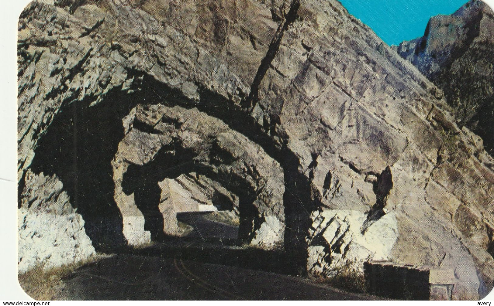 Triple Tunnels On Cody Way To Yellowstone National Park, Wyoming - Yellowstone