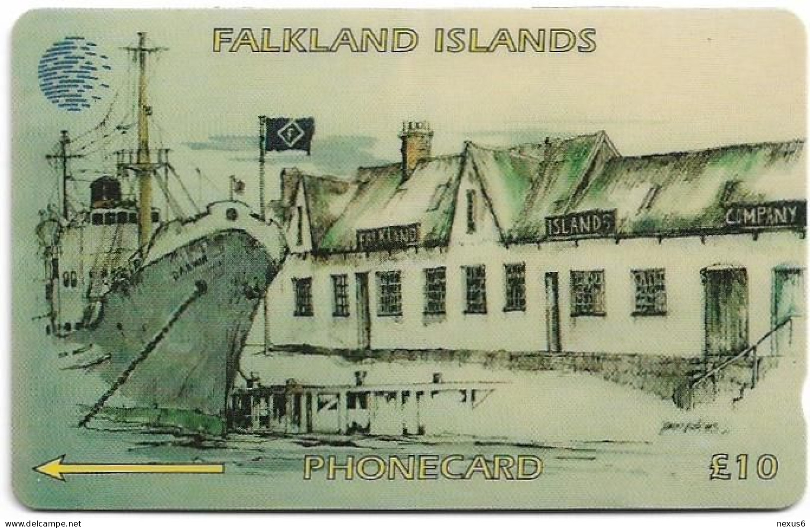 Falklands - C&W (GPT) - F.I.C. Offices, 3CWFB, 1994, 20.000ex, Used - Falkland