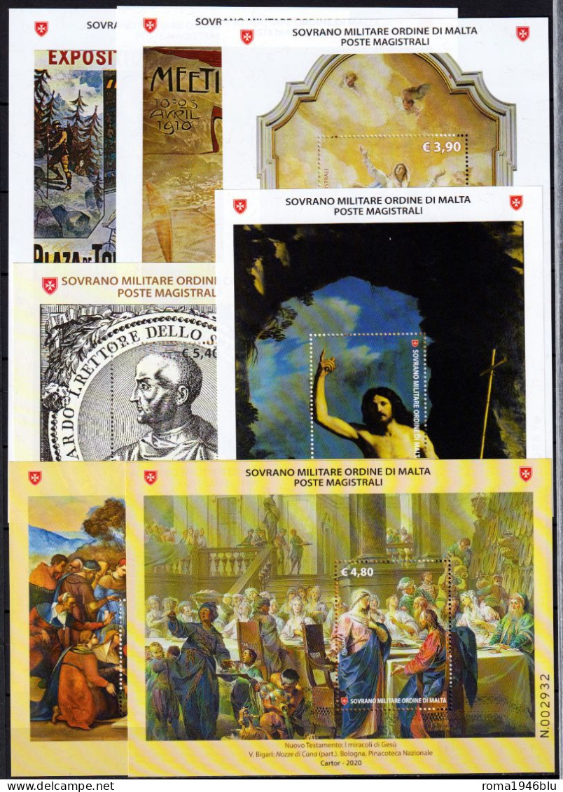 SMOM 2020 Annata Completa/Complete Year MNH/** VF - Malta (Orden Von)