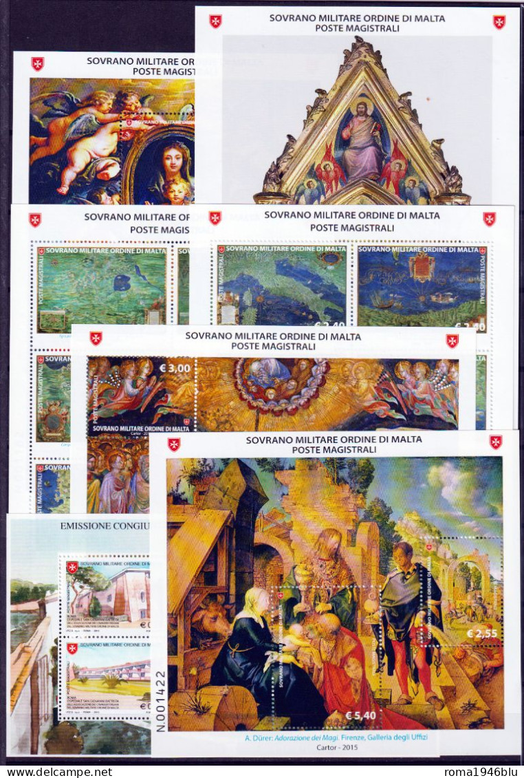 SMOM 2015 Annata Completa/Complete Year MNH/** VF - Malta (Orden Von)