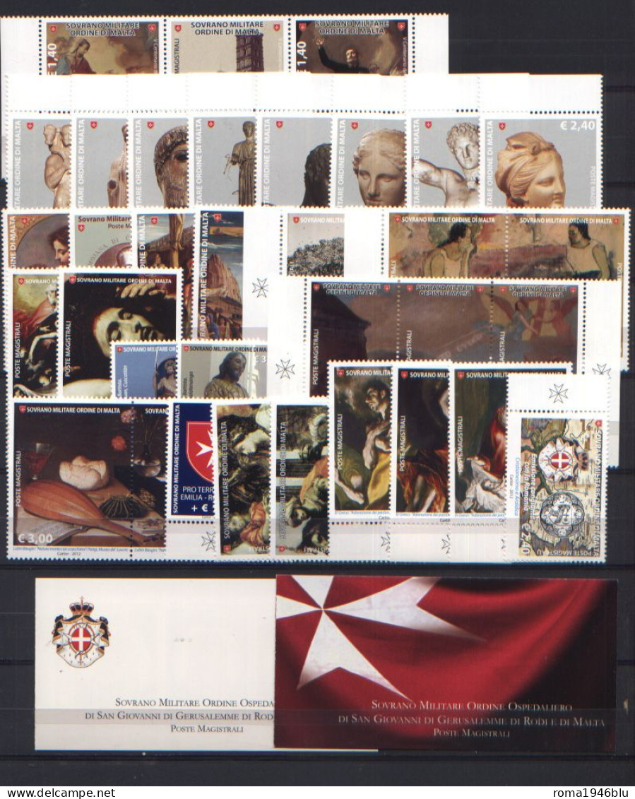 SMOM 2012 Annata Completa/Complete Year MNH/** VF - Malta (Orde Van)