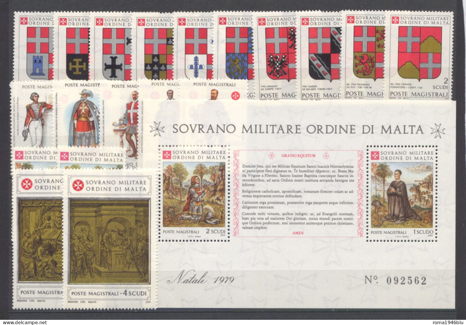 SMOM 1979 Annata Completa/Complete Year MNH/** VF - Sovrano Militare Ordine Di Malta