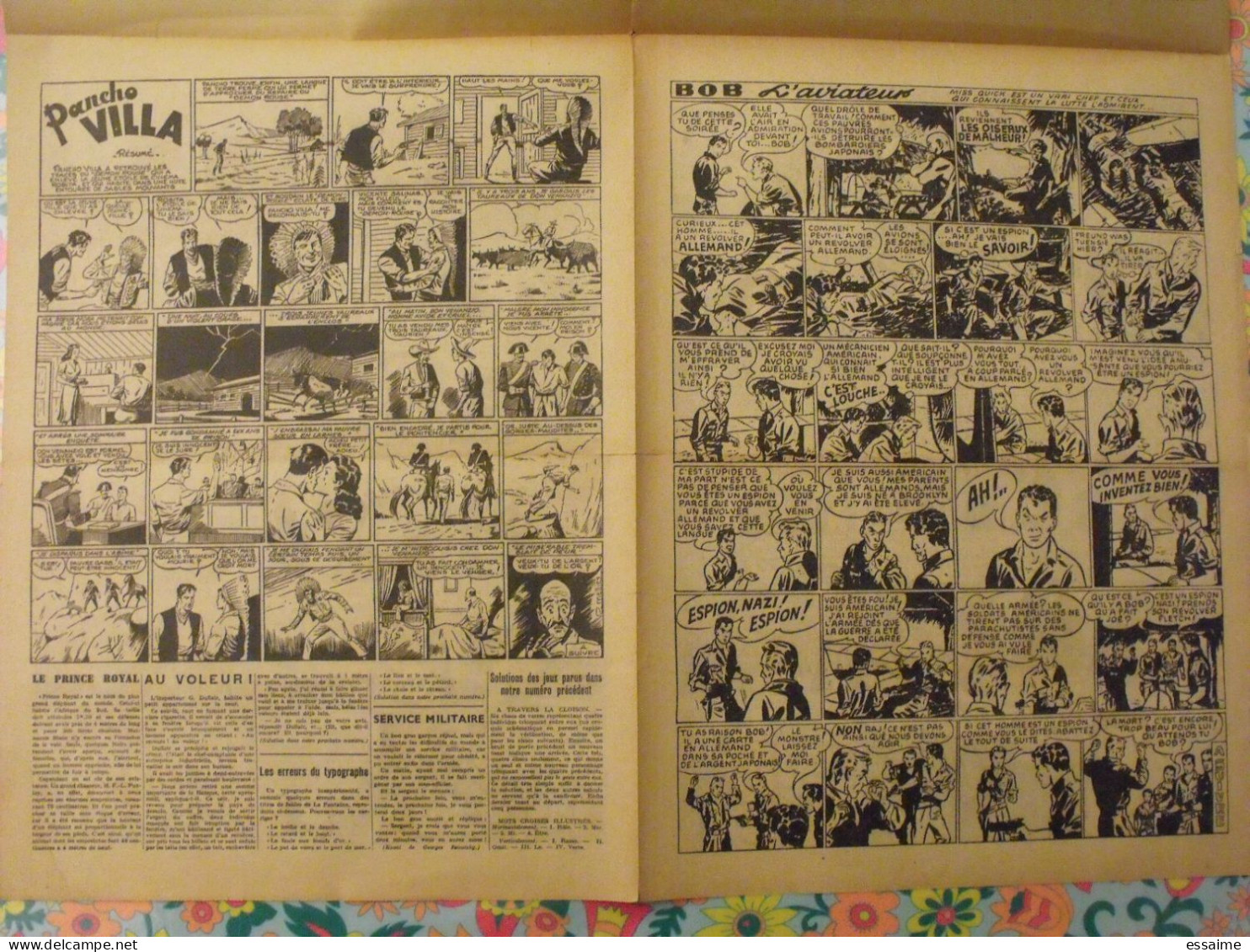 L'Astucieux N° 57 De 1948. N° Rare. Superman, Tarzan (hogarth) Pancho Villa Bob L'aviateur. A Redécouvrir - Other & Unclassified