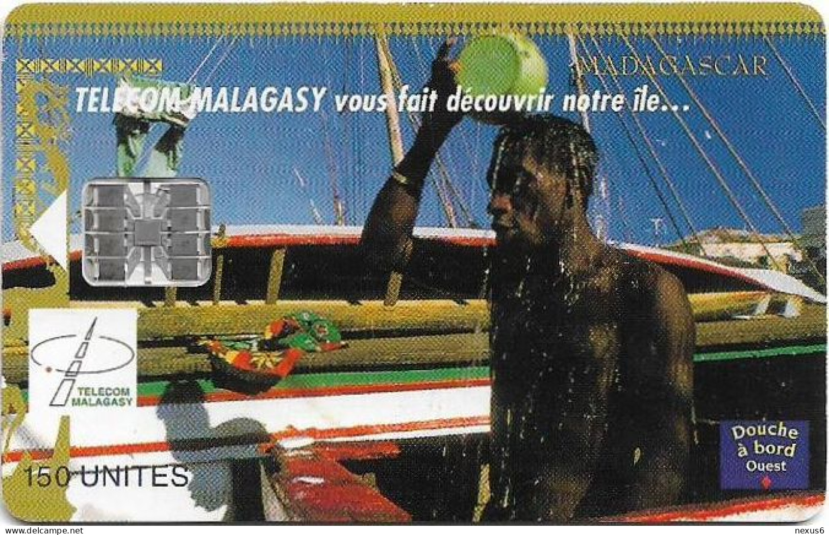 Madagascar - Telecom Malagasy - Shower Time, SC7, 03.1999, 150Units, 50.000ex, Used - Madagascar