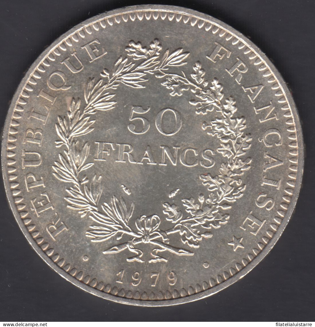 MONEDA FRANCIA - 50 FRANCOS 1979 - PLATA 30 Gr. - 50 Francs