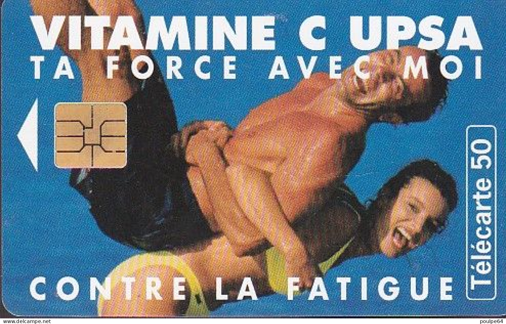 F714C  01/1998 - VITAMINE C UPSA - 50 SO3 (verso : N° A+8 Chiffres - Deux Lignes - 2ème Ligne Vers La Droite) - 1998