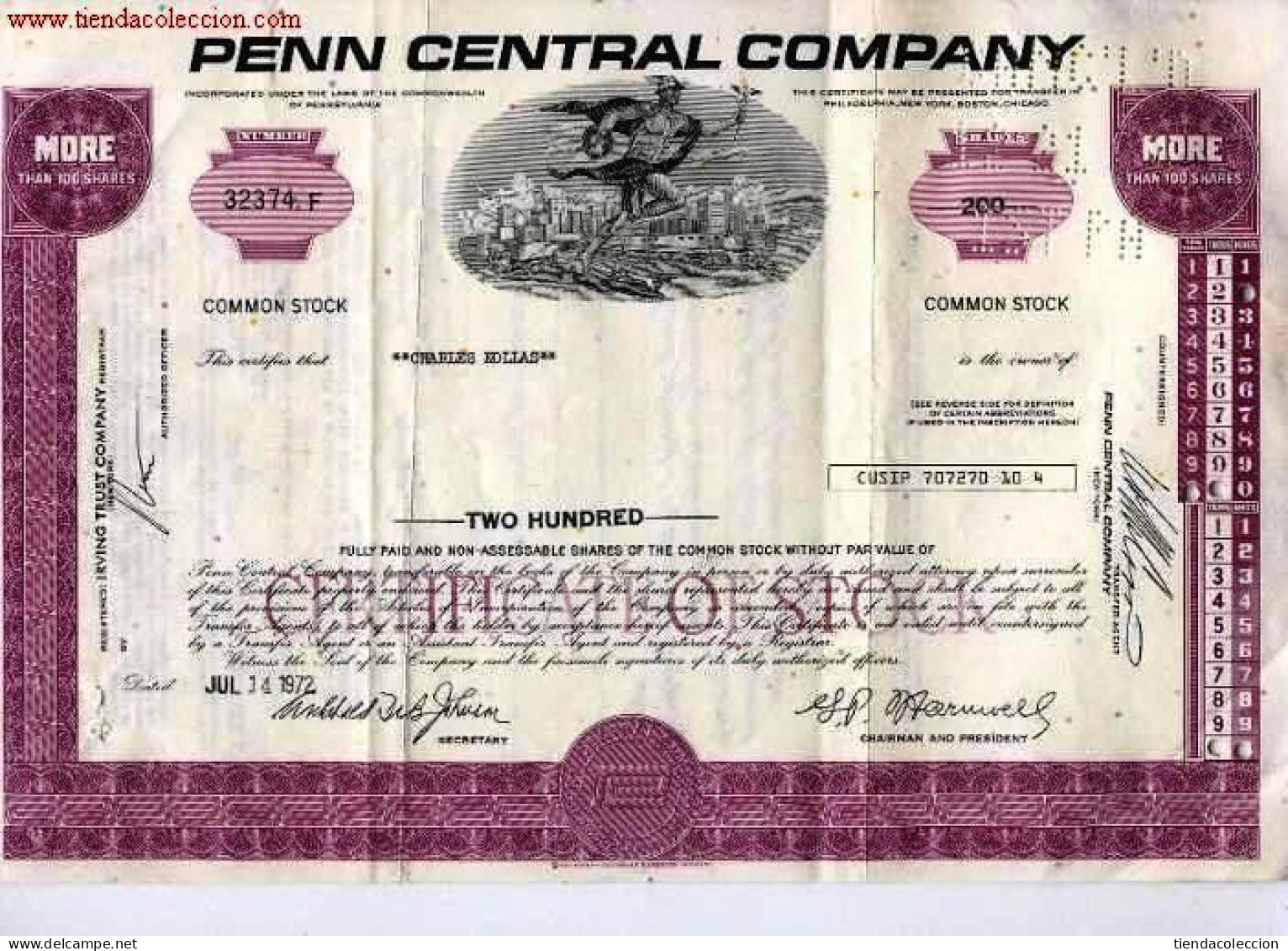 Penn Central Company - P - R