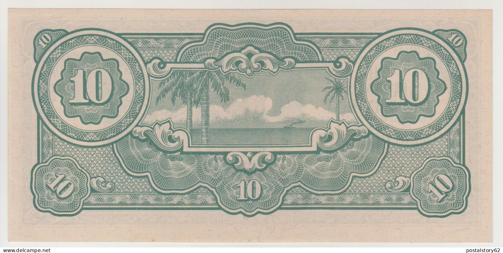 Giappone, Ten Dollars. Banconota D'occupazione Usata Dal Governo Giapponese In Malesia.  1942/1945 Conservazione FDS - Giappone