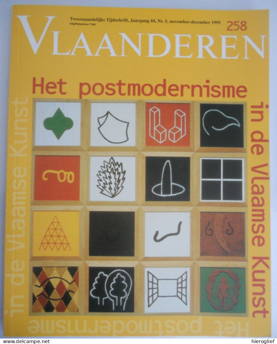 Het Postmodernisme In De Vlaamse Kunst - Themanr 258 Tijdschrift VLAANDEREN 1995 Literatuur Architectuur Film Muziek - Historia
