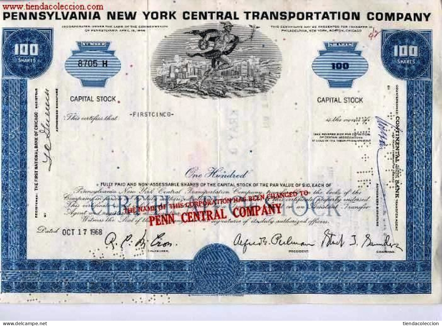 Pennsylvania New York Central Transportation Company - P - R