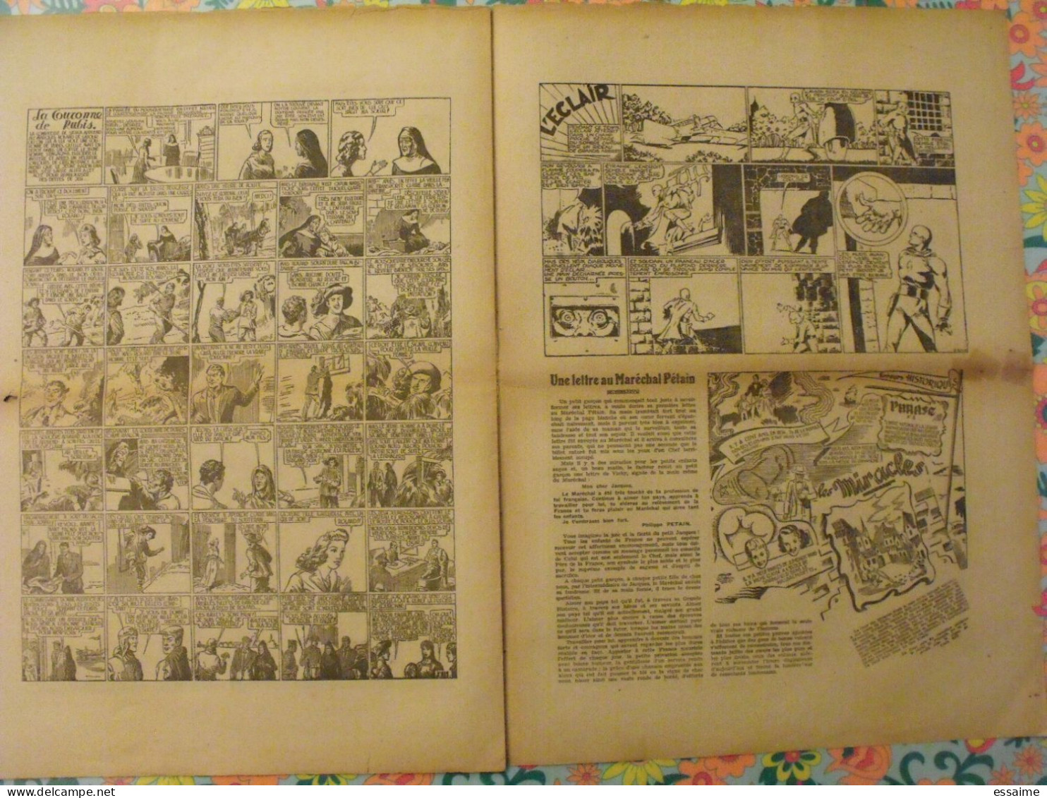 5 numéros de l'Audacieux de 1941-42. le corsaire de la mort, le roi du far-west, christophe colomb. A redécouvrir