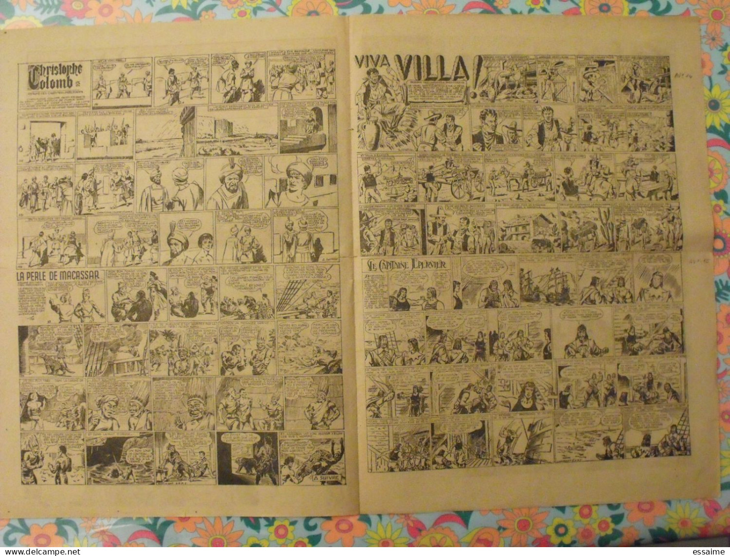 5 numéros de l'Audacieux de 1942. le comte de Monte-Cristo, le roi du far-west, christophe colomb. A redécouvrir