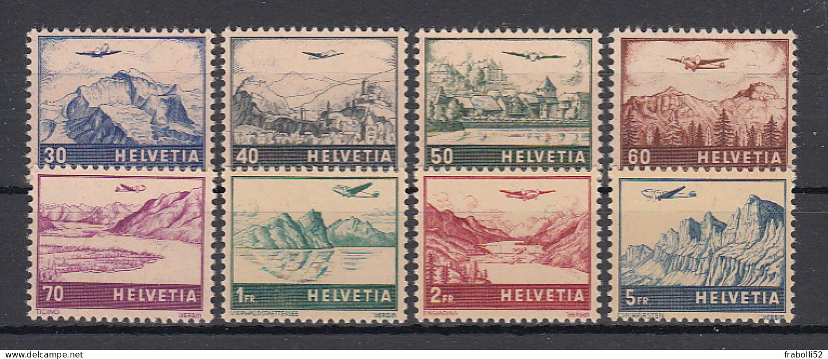 Svizzera Nuovi: P.A.  N. 27-34 **   - Unused Stamps