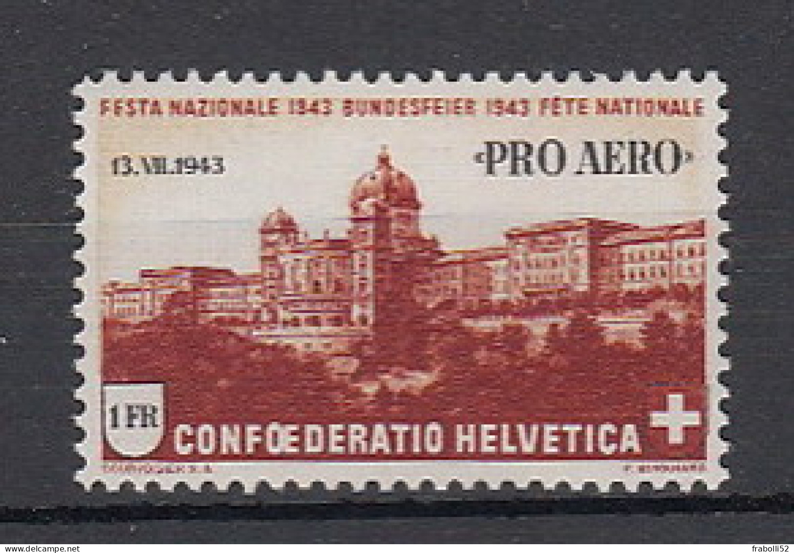Svizzera Nuovi: P.A.  N. 35 **   - Unused Stamps