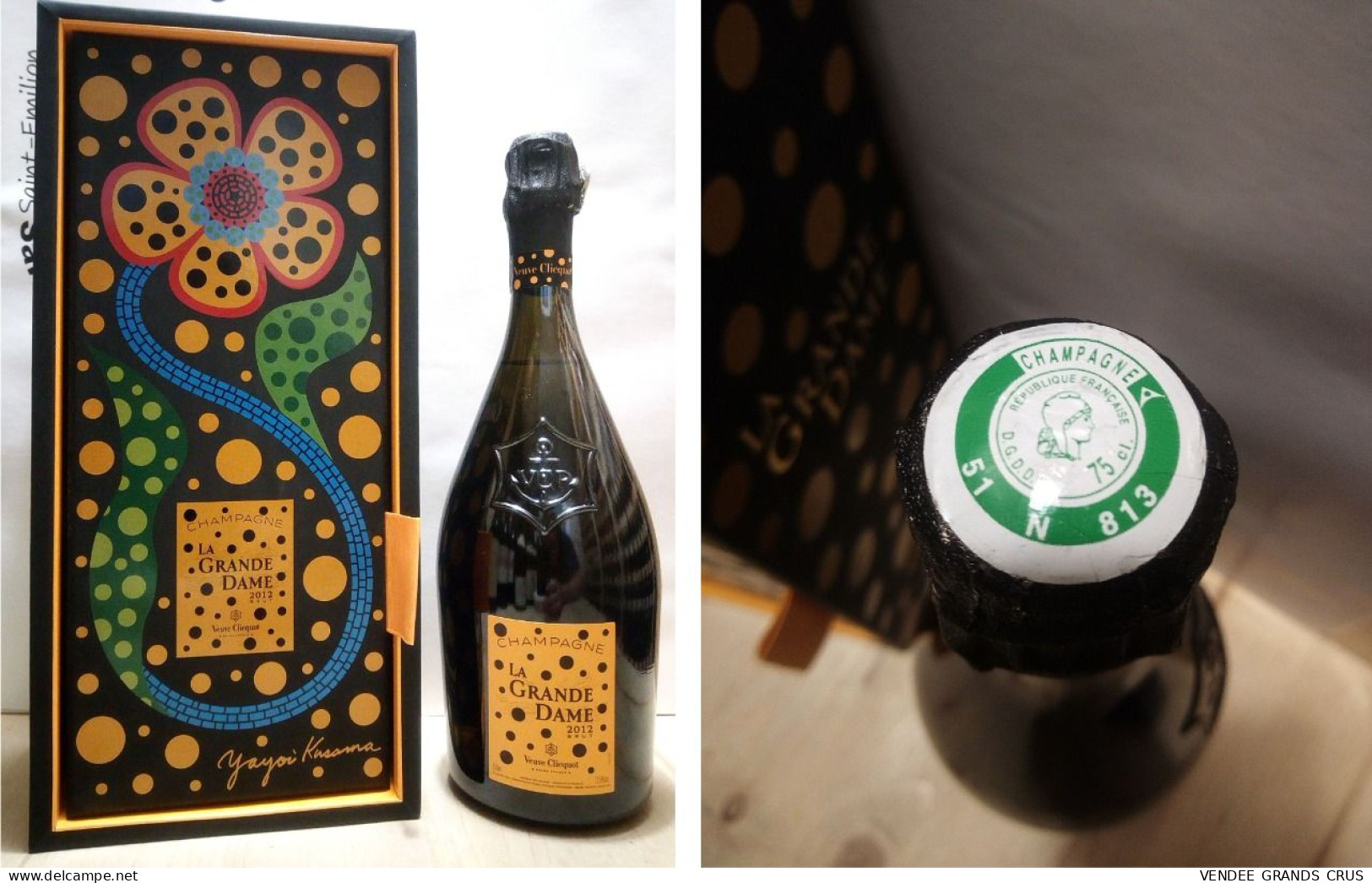 Veuve Clicquot Ponsardin - Grande Dame 2012 - Yayoi Kusama - Champagne - Coffret 1 X 75 Cl - Blanc Effervescent - Champagne & Mousseux