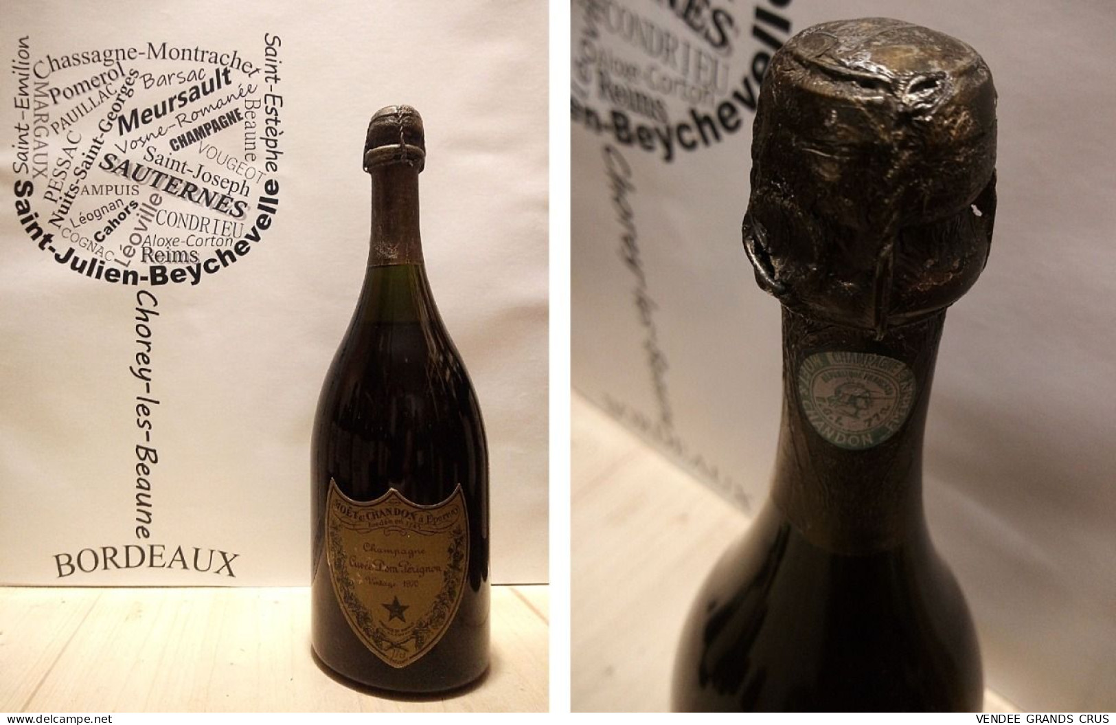 Moët & Chandon - Dom Perignon 1970 - Champagne - 1 X 75 Cl - Blanc Effervescent - Champagne & Mousseux