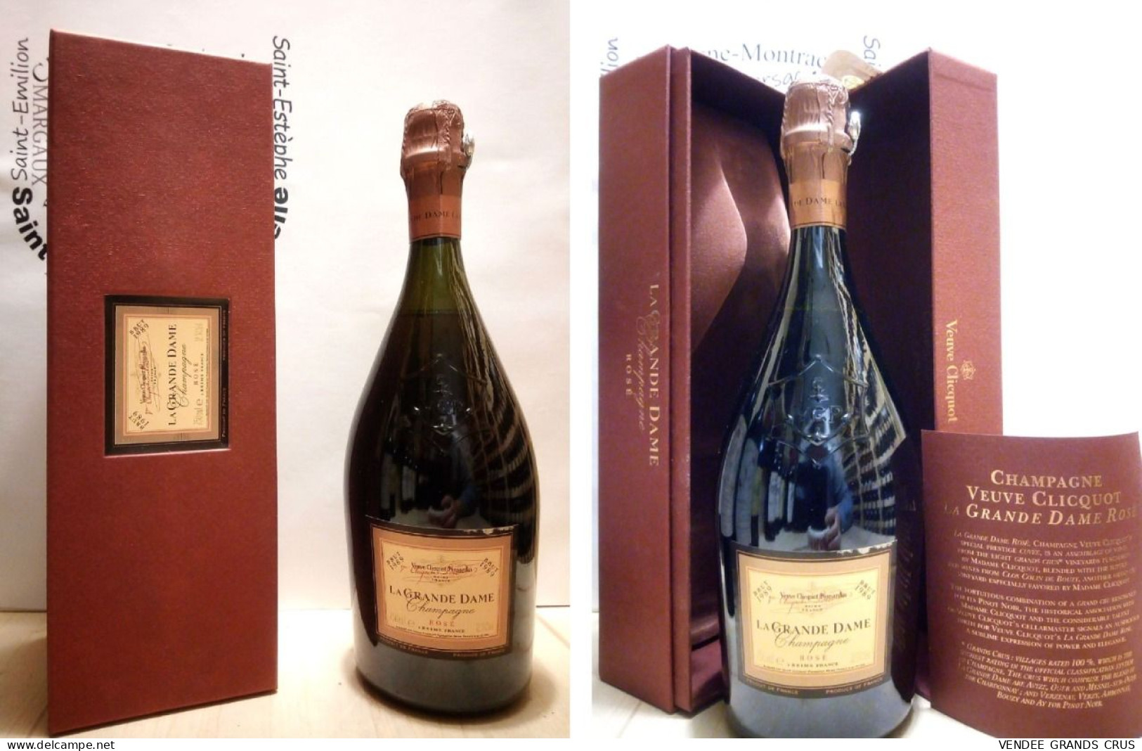 Veuve Clicquot Ponsardin - Grande Dame 1989 - Rosé - Champagne - Coffret 1 X 75 Cl - Rosé Effervescent - Champán & Cava