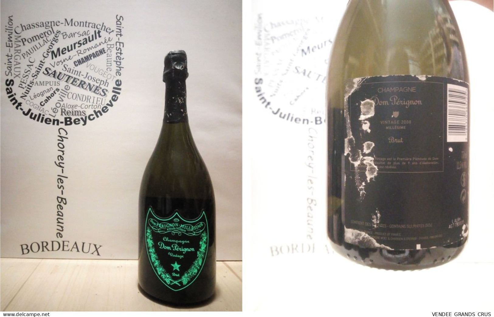 Moët & Chandon - Dom Perignon - Luminous 2008 - Champagne - 1 X 75 Cl - Blanc Effervescent - Champagne & Schuimwijn