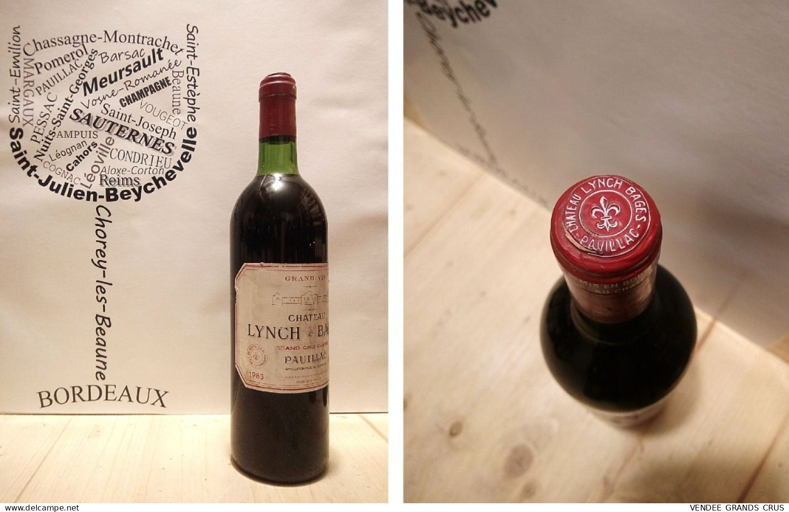Château Lynch Bages 1983 - Pauillac - 5ème Grand Cru Classé - 1 X 75 Cl - Rouge - Wine