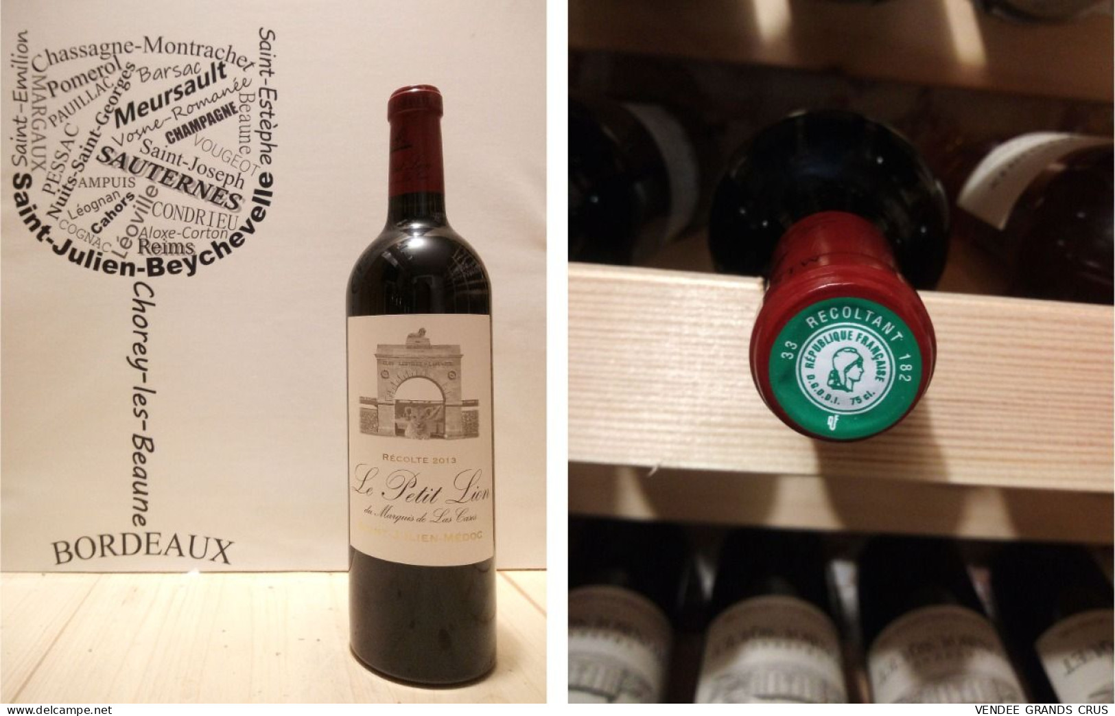 Château Léoville Las Cases - Le Petit Lion Du Marquis De Las Cases 2013 - Saint-Julien - 1 X 75 Cl - Rouge - Vino