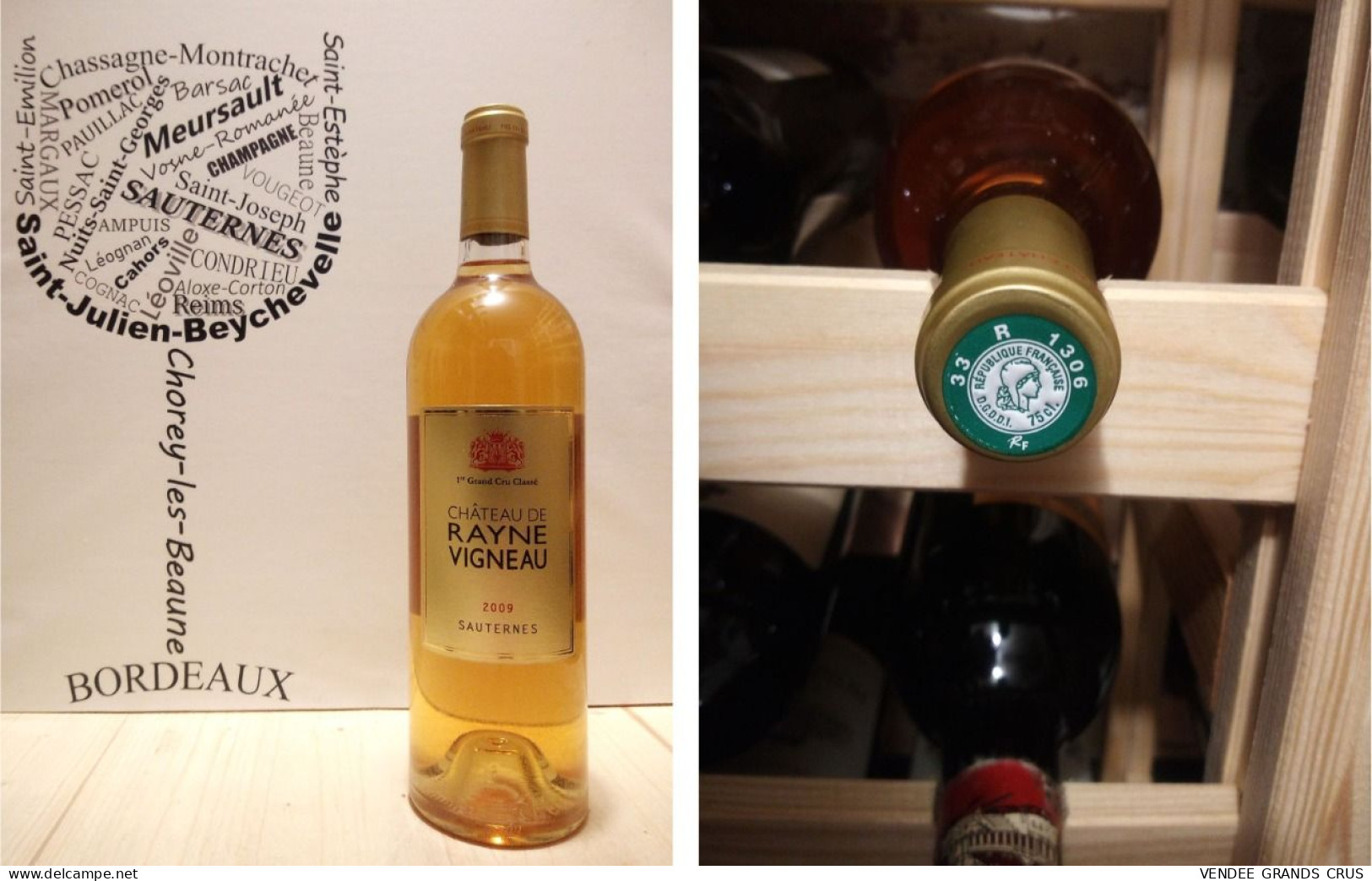 Château De Rayne Vigneau 2009 - Sauternes - 1er Grand Cru Classé - 1 X 75 Cl - Liquoreux - Vino