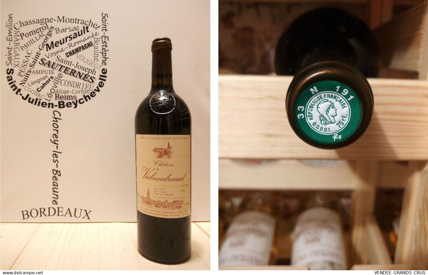 Château Valandraud 2011 - Capsule CRD - Saint-Emilion Grand Cru - 1er Grand Cru Classé B - 1 X 75 Cl - Rouge - Vin