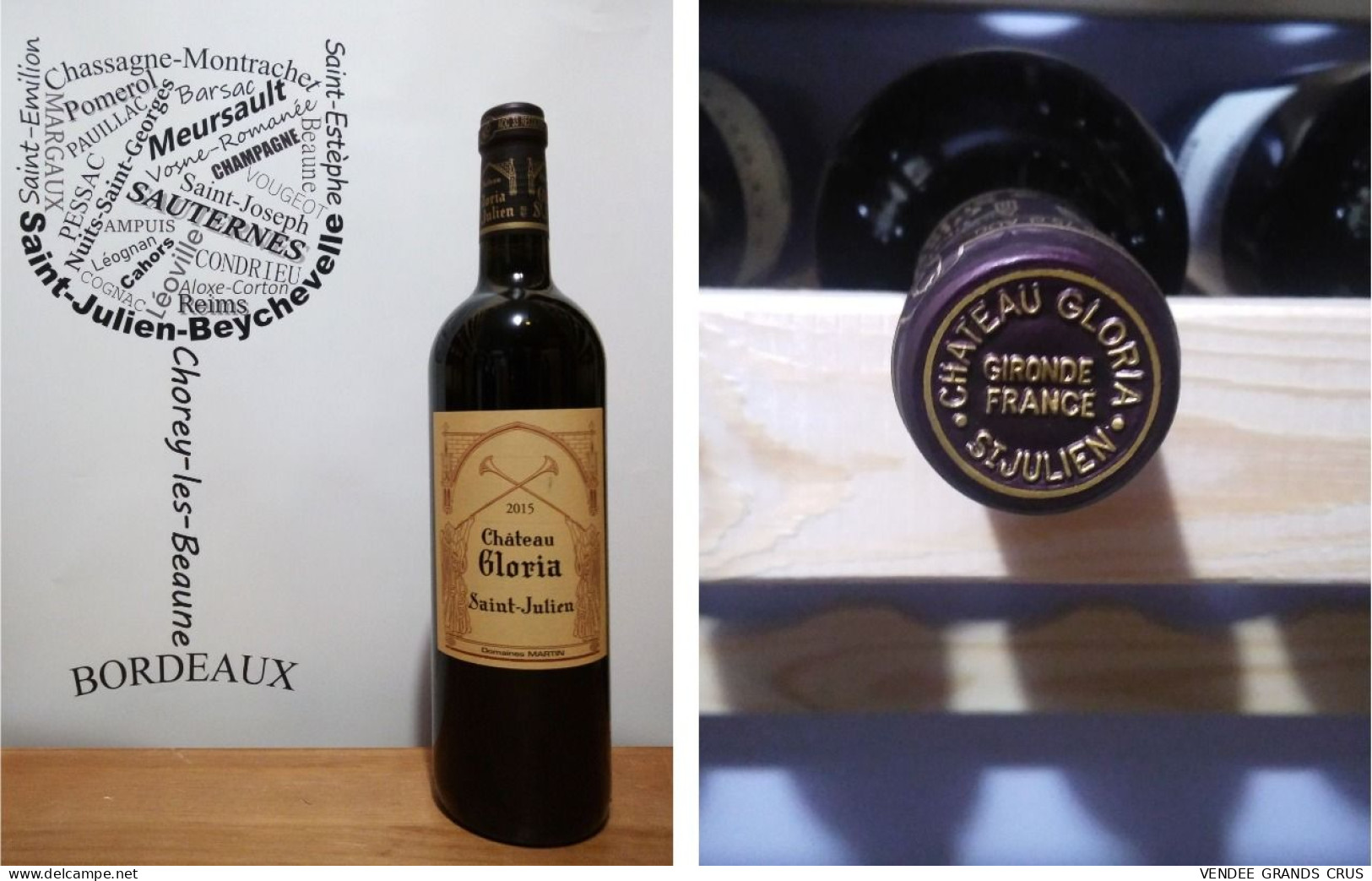 Château Gloria 2015 - Saint-Julien - 1 X 75 Cl - Rouge - Wein