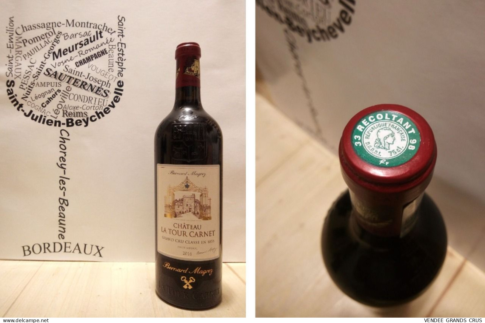 Château La Tour Carnet 2016 - Haut-Médoc - 4ème Grand Cru Classé - 1 X 75 Cl - Rouge - Wine