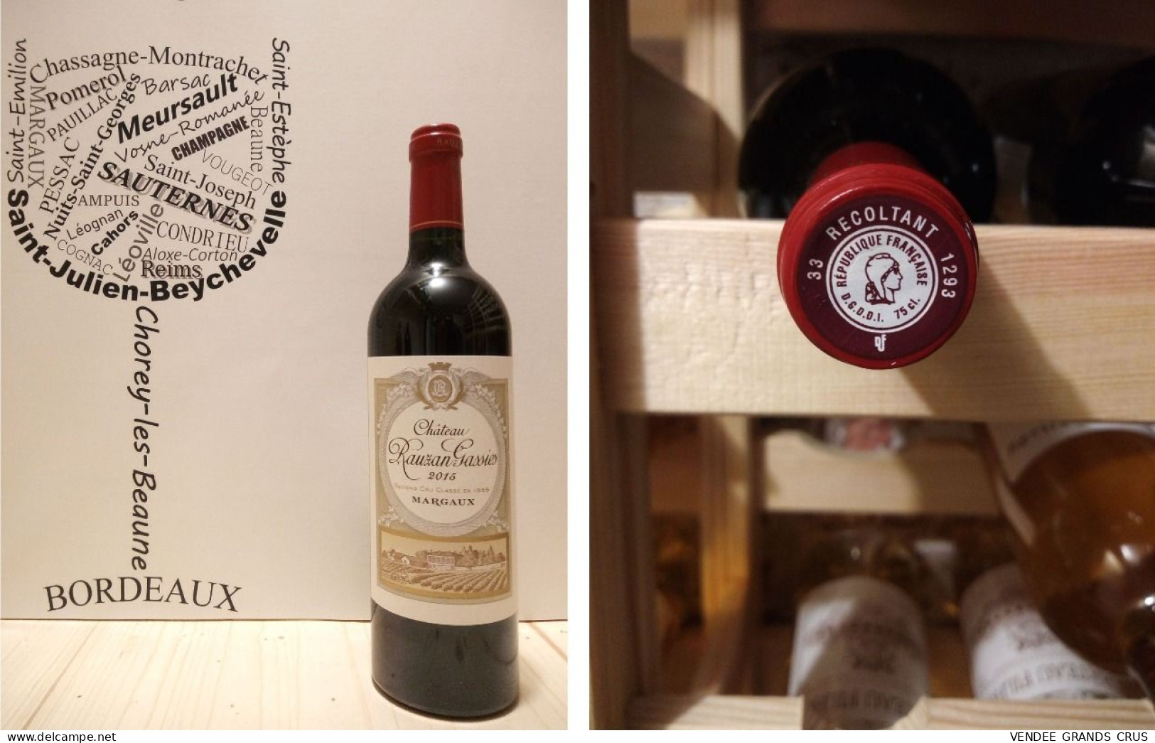 Château Rauzan Gassies 2015 - Margaux - 2ème Grand Cru Classé  - 1 X 75 Cl - Rouge - Wein