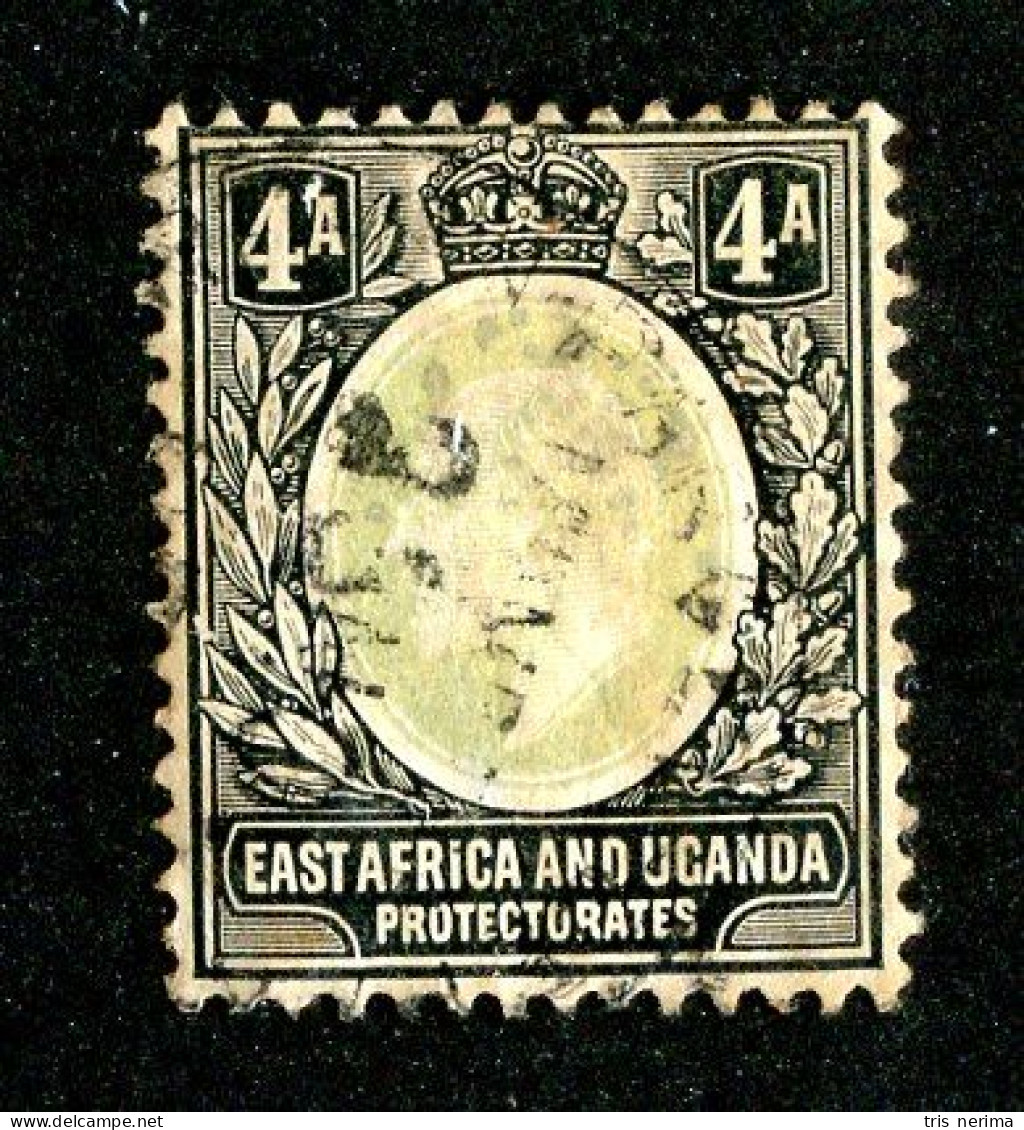 7632 BCx 1904 Scott # 22 Used Cat.$22.50 (offers Welcome) - East Africa & Uganda Protectorates