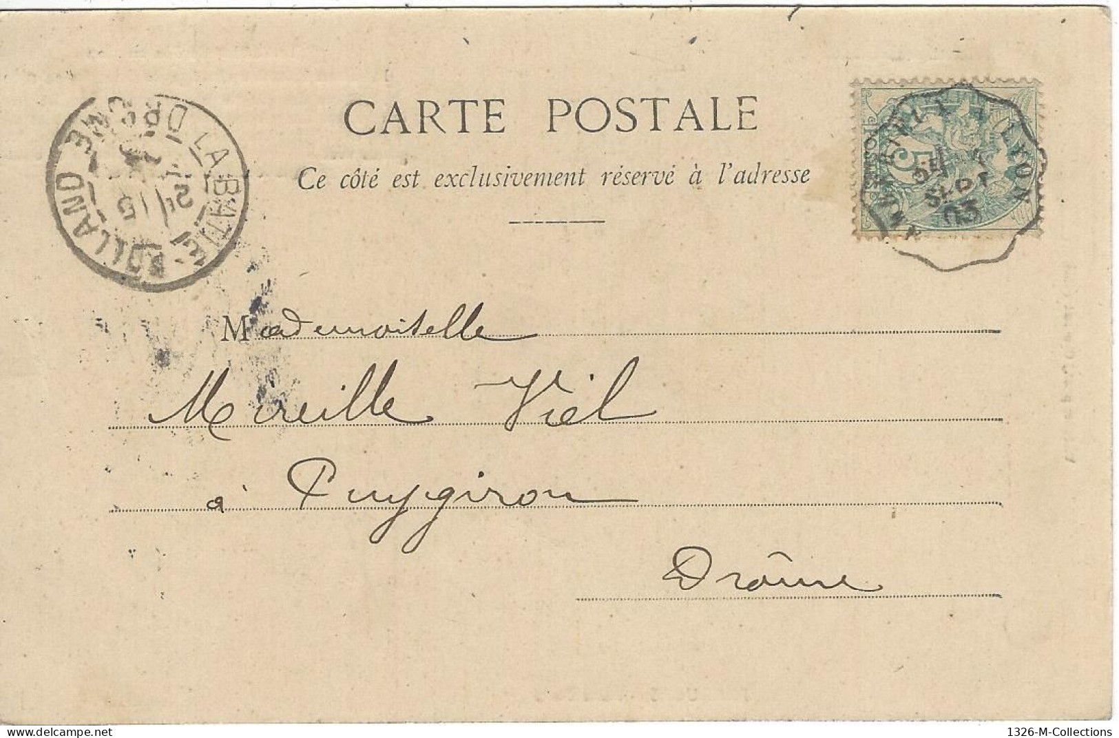 CPA Dept 01 PEROUGES Tampon Convoyeur Amberieux A Lyon - Pérouges