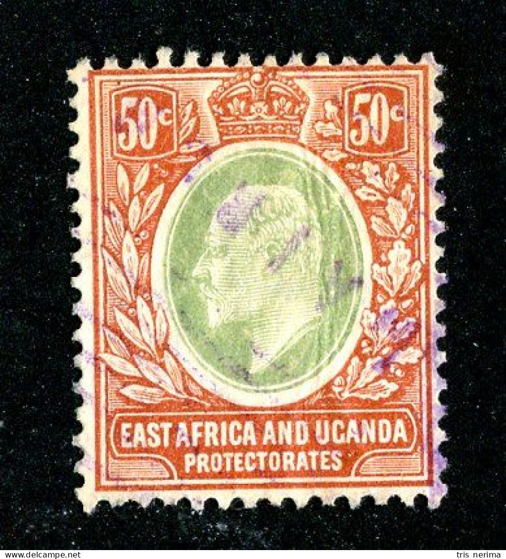 7637 BCx 1907 Scott # 38 Used Cat.$17.50 (offers Welcome) - Protettorati De Africa Orientale E Uganda