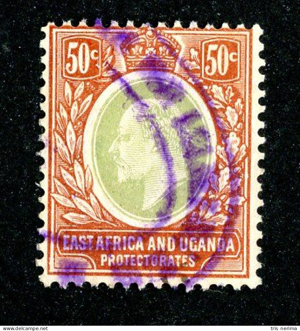 7638 BCx 1907 Scott # 38 Used Cat.$17.50 (offers Welcome) - Protettorati De Africa Orientale E Uganda