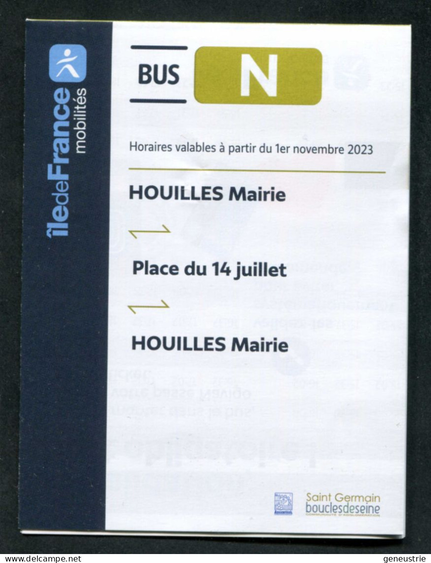 Horaires Et Plan De Réseau Des Bus De La Ville De Houilles (78) RATP / Ile-de-France-Mobilités - Europa