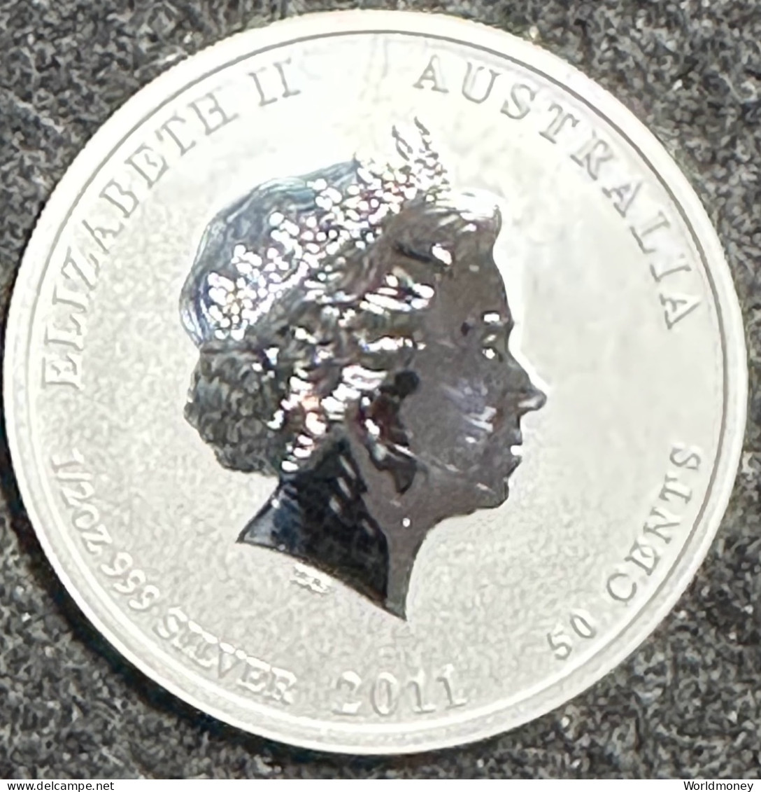 Australia 50 Cents 2011 (Silver) "Year Of The Rabbit" - 50 Cents