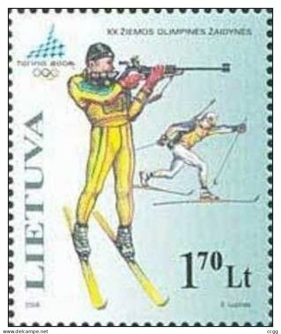 Olympic Games 2006 , Litouwen  - Zegel Postfris - Hiver 2006: Torino