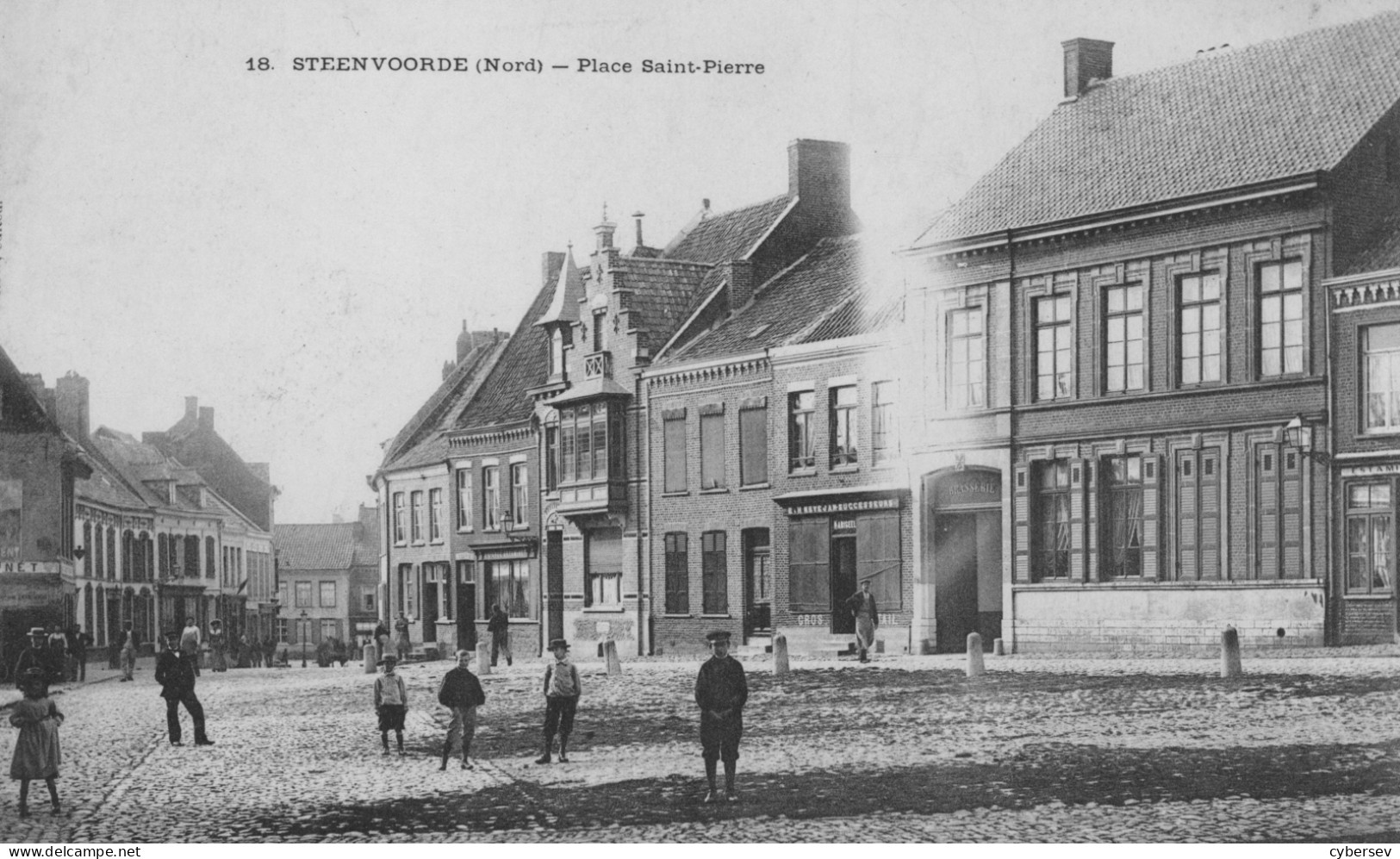 STEEENVOORDE - Place Saint-Pierre - Animé - Steenvoorde