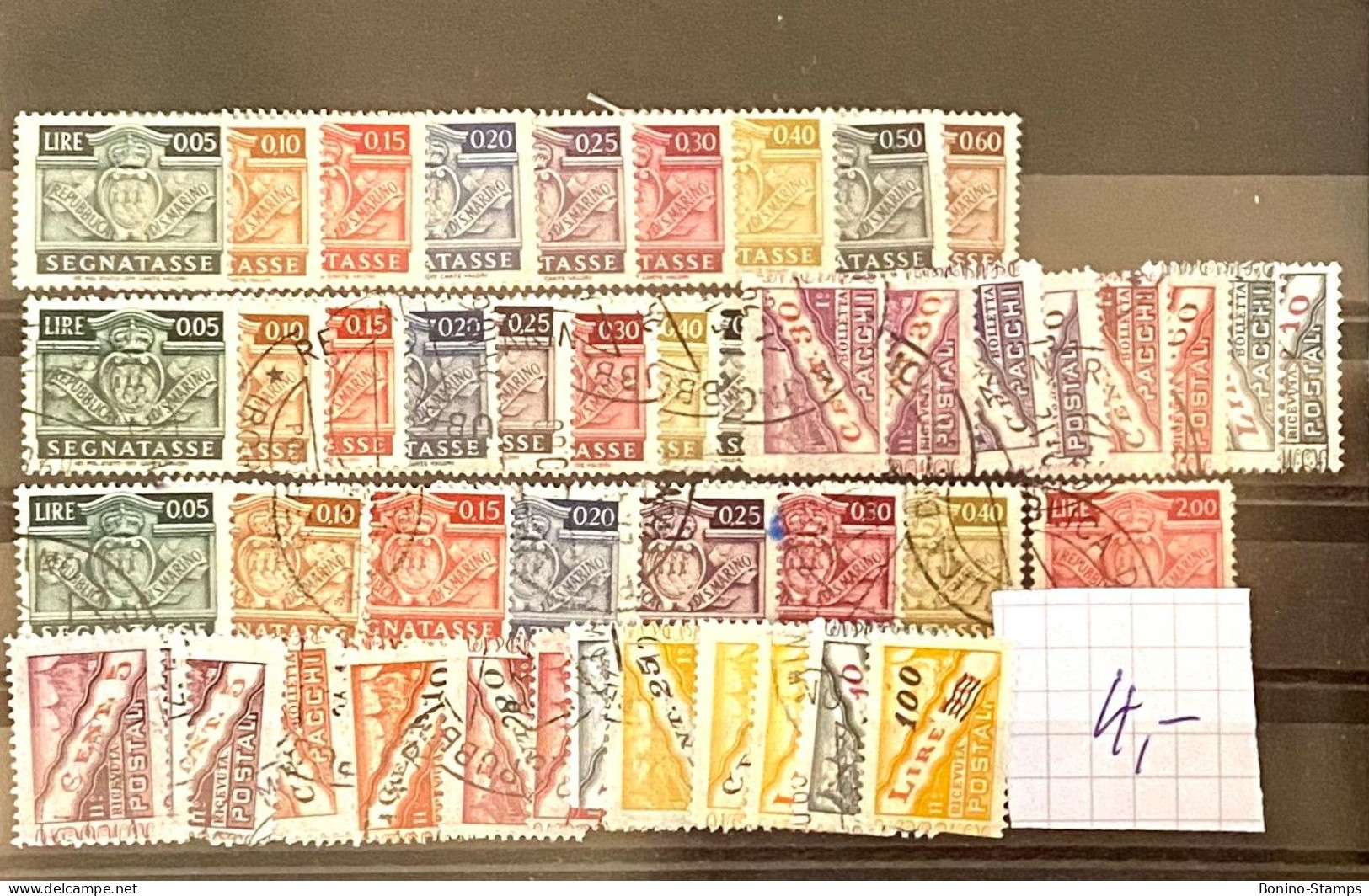 (0024) SAN MARINO 1900/1980 LITTLE SELECTION *NH/FU. - Used Stamps