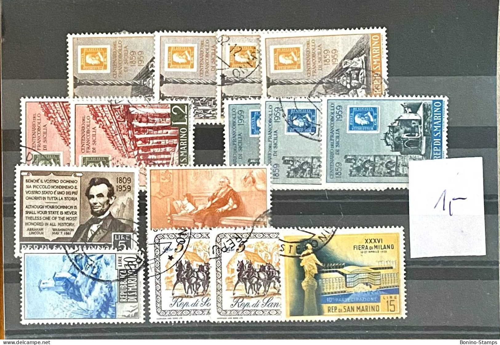 (0024) SAN MARINO 1900/1980 LITTLE SELECTION *NH/FU. - Used Stamps