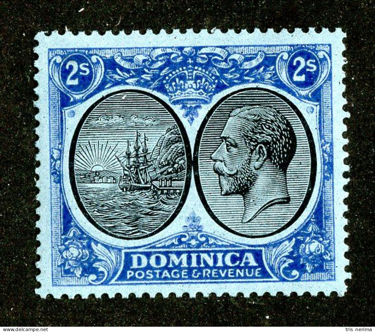 7697 BCx 1923 Scott # 78 Mnh** Cat.$26.00 (offers Welcome) - Dominica (...-1978)