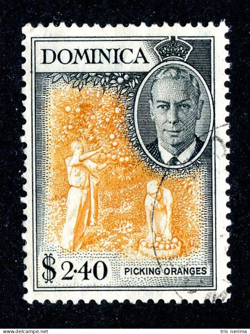 7706 BCx 1951 Scott # 136 Used Cat.$52.50 (offers Welcome) - Dominica (...-1978)