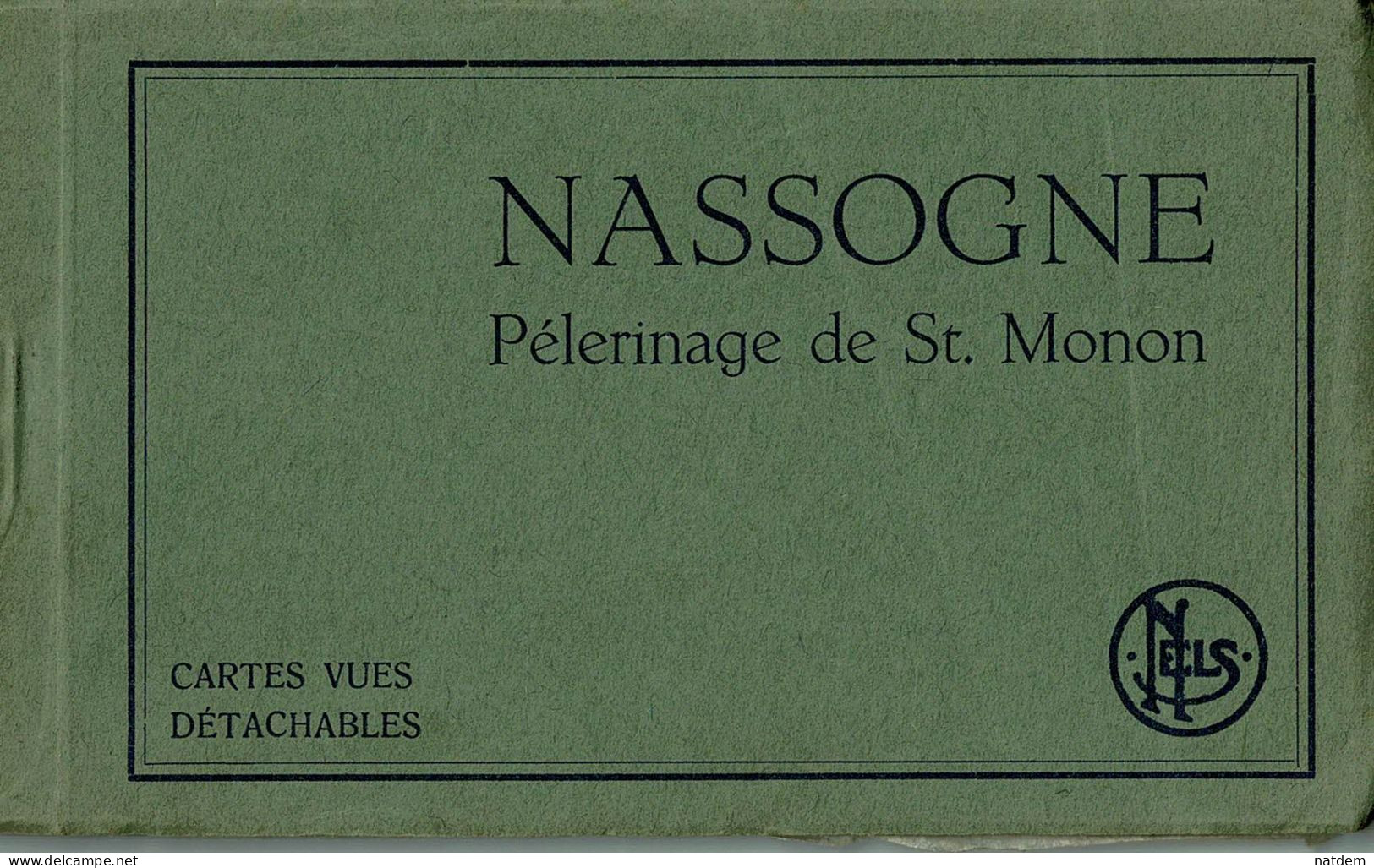 Nassogne, Pélérinage De St Monon, Carnet De 10 Cartes, éditeur Hôtel BOURGEOIS - Nassogne