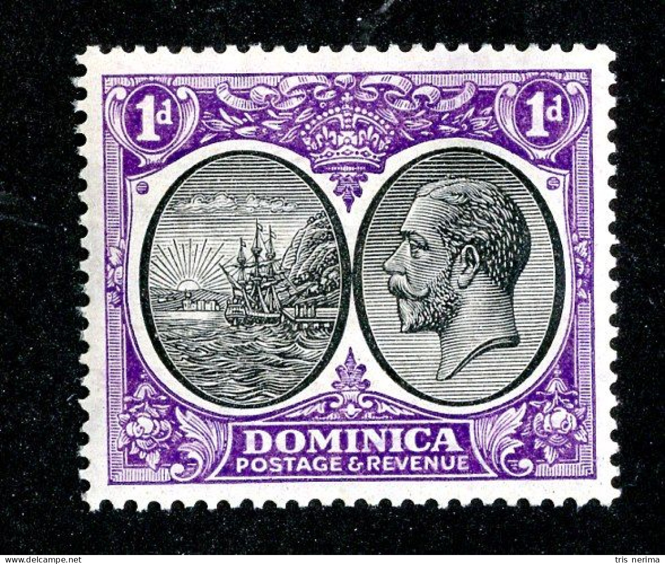 7708 BCx 1923 Scott # 66 Mlh* Cat.$7.50 (offers Welcome) - Dominica (...-1978)