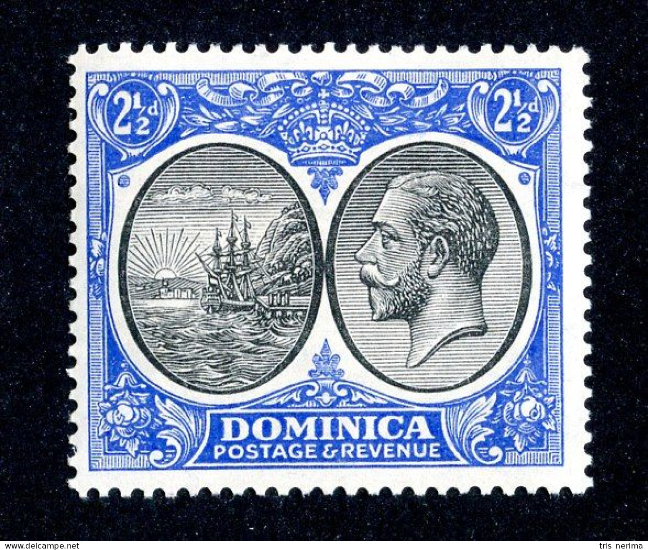 7713 BCx 1923 Scott # 72 Mlh* Cat.$7.75 (offers Welcome) - Dominica (...-1978)