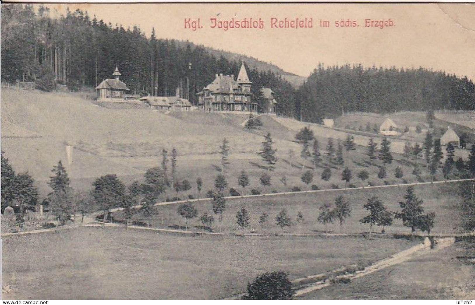 AK Kgl. Jagdschloß Rehefeld Im Sächs. Erzgebirge -  Ca. 1910 (65946) - Altenberg