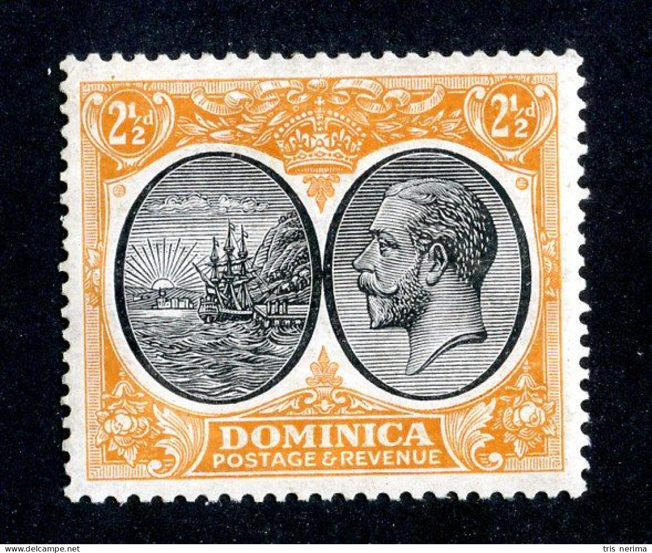 7714 BCx 1923 Scott # 71 Mlh* Cat.$4.50 (offers Welcome) - Dominica (...-1978)